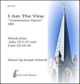 I Am The Vine TTBB choral sheet music cover